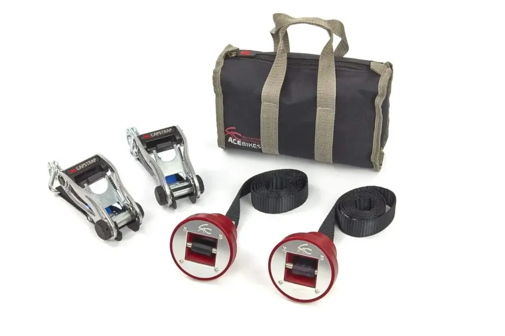 Acebikes Capstrap Transport-mounting system for Open Axle BMW-Motorcycles(CAPSTRAP)